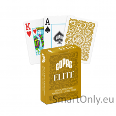 1546 Elite Poker size - Jumbo index žaidimo kortos (auksinės) Copag