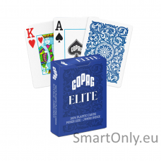 1546 Elite Poker size - Jumbo index žaidimo kortos (mėlynos) Copag