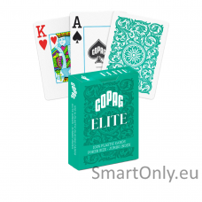 1546 Elite Poker size - Jumbo index žaidimo kortos (žalios) Copag