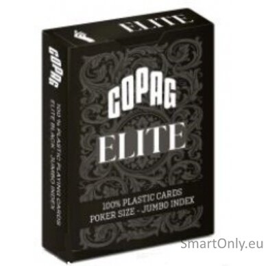 1546 Elite Poker size - Jumbo index žaidimo kortos (juodos) Copag  3