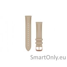 Acc, vivomove, Luxe, 20mm, Leather, Rose Gold, Light Sand