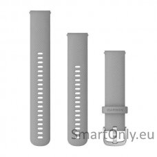 Acc, vivomove3, 20mm, Silicone, Silver, Powder Gray