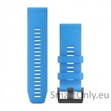 Acc,fenix 5X Plus 26mm QuickFit Cyan Blue Silicone Band