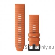 Acc,fenix 6X 26mm QuickFit Ember Orange Silicone Band