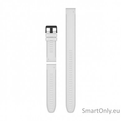 Acc, 26mm QuickFit White Silicone Band