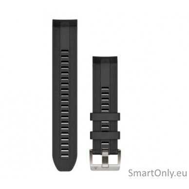 Acc, MARQ GEN2 QuickFit 22, Silicone Strap, Black