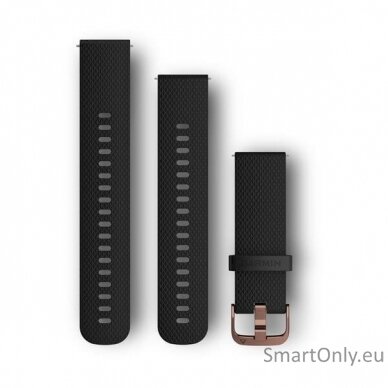 Acc, vivomove HR bands, black/rose gold, two sizes included