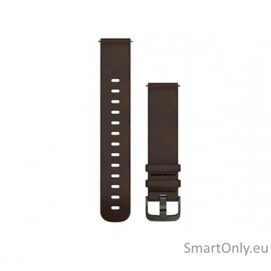 Acc, vivomove HR Replacement Band, Dark Brown Leather L