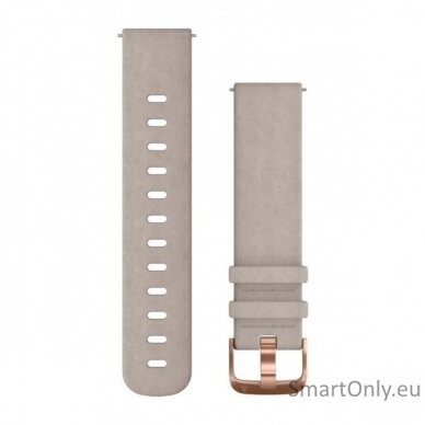 Acc, vivomove HR Replacement Band, Gray Leather, One-size