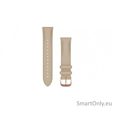 Acc, vivomove, Luxe, 20mm, Leather, Rose Gold, Light Sand