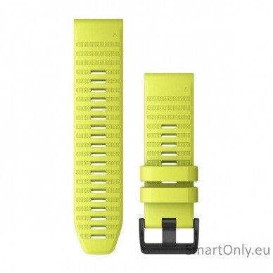 Acc,fenix 6X 26mm QuickFit Amp Yellow Silicone Band