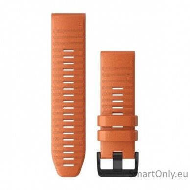 Acc,fenix 6X 26mm QuickFit Ember Orange Silicone Band