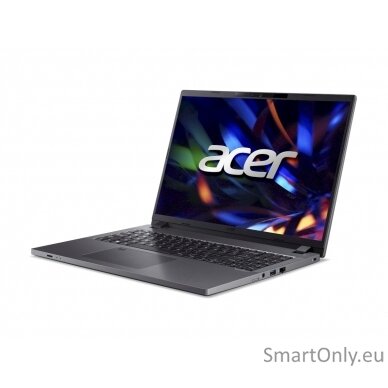 Acer TravelMate  TMP216-51-345G Black, 16 ", IPS, WUXGA, 1920 x 1200, Intel Core i3,  i3-1315U, 8 GB, SSD 256 GB, Intel Iris Xe Graphics, No Optical drive, Windows 11 Pro, Keyboard language Swedish, Keyboard backlit, Warranty 36 month(s), Battery warranty 1