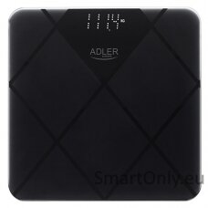 Adler Bathroom Scale AD 8169 Maximum weight (capacity) 180 kg, Accuracy 100 g, Graphite/Black