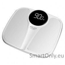 Adler | Bathroom Scale | AD 8172w | Maximum weight (capacity) 180 kg | Accuracy 100 g | Body Mass Index (BMI) measuring | White