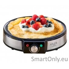 Adler Crepe Maker AD 3058 1600 W Number of pastry 1 Crepe Stainless Steel/Black