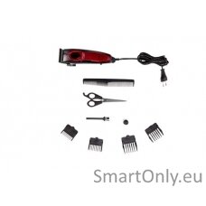 Adler Hair clipper AD 2825 Corded, Red