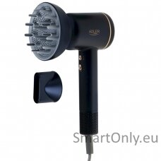 Adler Hair Dryer | AD 2270 SUPERSPEED | 1600 W | Number of temperature settings 3 | Ionic function | Diffuser nozzle | Black