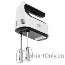 Adler Hand Mixer | AD 4229 | Hand Mixer | 600 W | Number of speeds 9 | Turbo mode | Black/White