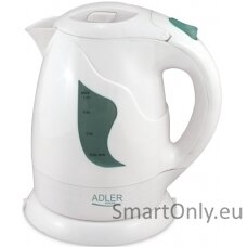 Adler Kettle AD 08 Standard 850 W 1 L Plastic 360° rotational base White