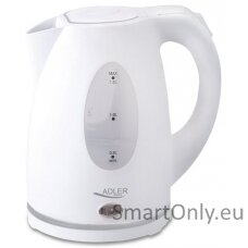 Adler Kettle AD 1207 Standard 2000 W 1.5 L Plastic 360° rotational base White