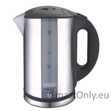 Adler Kettle AD 1216 Standard 2000 W 1.7 L Stainless steel 360° rotational base Stainless steel