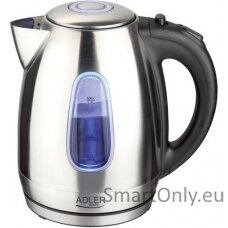 Adler Kettle AD 1223 Standard 2200 W 1.7 L Stainless steel 360° rotational base Stainless steel