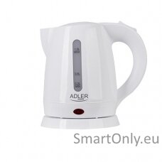 Adler Kettle AD 1272 Electric 1600 W 1 L Stainless steel/Polypropylene 360° rotational base White