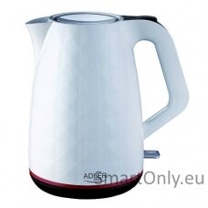 Adler Kettle AD 1277 Standard 2200 W 1.7 L Plastic 360° rotational base White