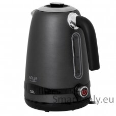 Adler Kettle | AD 1295g SS | Electric | 2200 W | 1.7 L | Stainless Steel | 360° rotational base | Grey