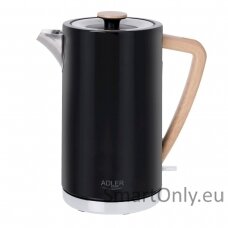 Adler Kettle AD 1347b Electric 2200 W 1.5 L Stainless steel 360° rotational base Black