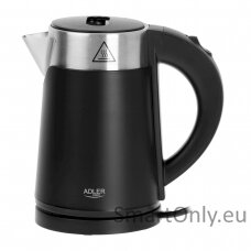 Adler | Kettle | AD 1372 | Electric | 800 W | 0.6 L | Plastic/Stainless steel | 360° rotational base | Black