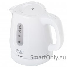 Adler Kettle | AD 1373 | Electric | 850 W | 1 L | Polypropylene | 360° rotational base | White