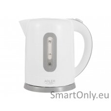 Adler Kettles AD 1234 Standard kettle 2200 W 1.7 L Plastic 360° rotational base White