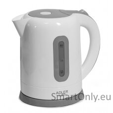 Adler Kettles AD 1234 Standard kettle 2200 W 1.7 L Plastic 360° rotational base White