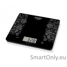 Adler Kitchen scale AD 3171 Maximum weight (capacity) 10 kg Graduation 1 g Display type LCD Black