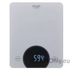 Adler Kitchen Scale AD 3173s Maximum weight (capacity) 10 kg Graduation 1 g Display type LED Grey