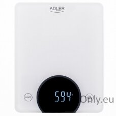 Adler Kitchen Scale AD 3173w Maximum weight (capacity) 10 kg Graduation 1 g Display type LED White