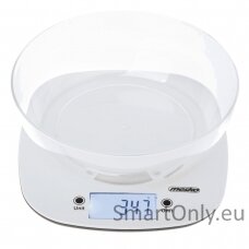 Adler Kitchen Scale with a bowl | MS 3179w | Graduation 1 g | Display type LCD | White