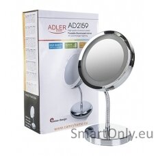 Adler Mirror, AD 2159, 15 cm, LED mirror, Chrome