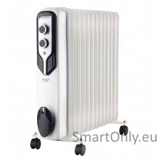 Adler | Oil-Filled Radiator | AD 7818 | Oil Filled Radiator | 2500 W | Number of power levels 3 | White