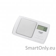 Adler Precision scale AD 3161 Maximum weight (capacity) 0.5 kg, Accuracy 0.01 g, White