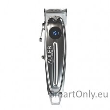 Adler Proffesional Hair clipper AD 2831 Cordless or corded, Number of length steps 6, Silver