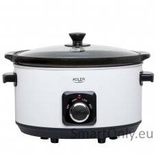 Adler | Slow Cooker | AD 6413w | 290 W | 5.8 L | Number of programs 3 | White