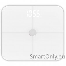 Adler Smart Bathroom Scale | AD 8187 | Maximum weight (capacity) 180 kg | Accuracy 100 g | Body Mass Index (BMI) measuring | White