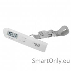 Adler | Travel Luggage Scale | AD 8191 | Maximum weight (capacity) 50 kg | Accuracy 10 g | Grey