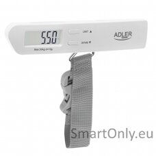 Adler | Travel Luggage Scale | AD 8191 | Maximum weight (capacity) 50 kg | Accuracy 10 g | Grey