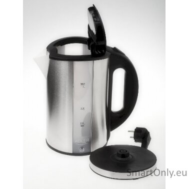 Adler Kettle AD 1216 Standard 2000 W 1.7 L Stainless steel 360° rotational base Stainless steel 2