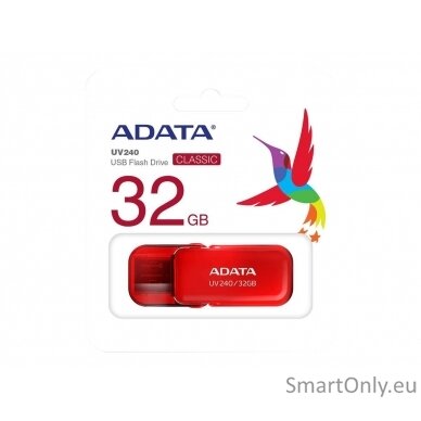 ADATA | UV240 | 32 GB | USB 2.0 | Red 2