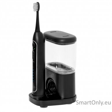 Adler 2-in-1 Water Flossing Sonic Brush | AD 2180b | Rechargeable | For adults | Number of brush heads included 2 | Number of teeth brushing modes 1 | Black 1